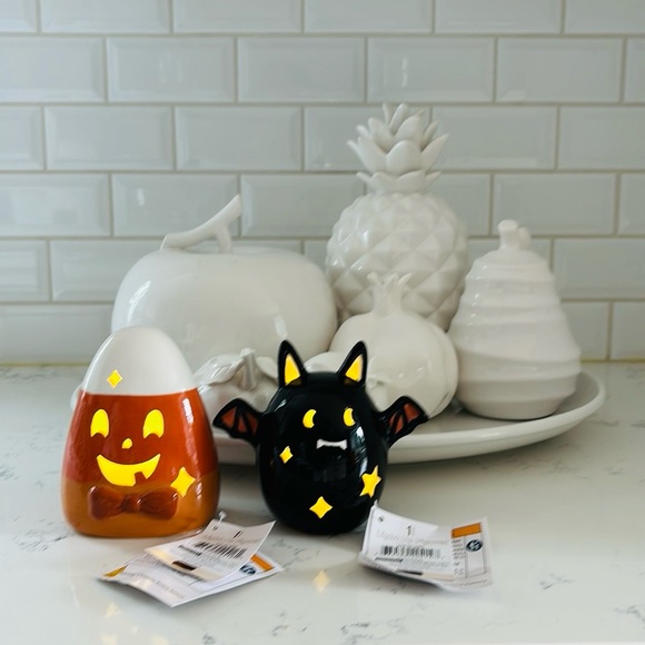 Target Bulleyes Light Up Halloween Ceramic figurines - Picture 5 of 15